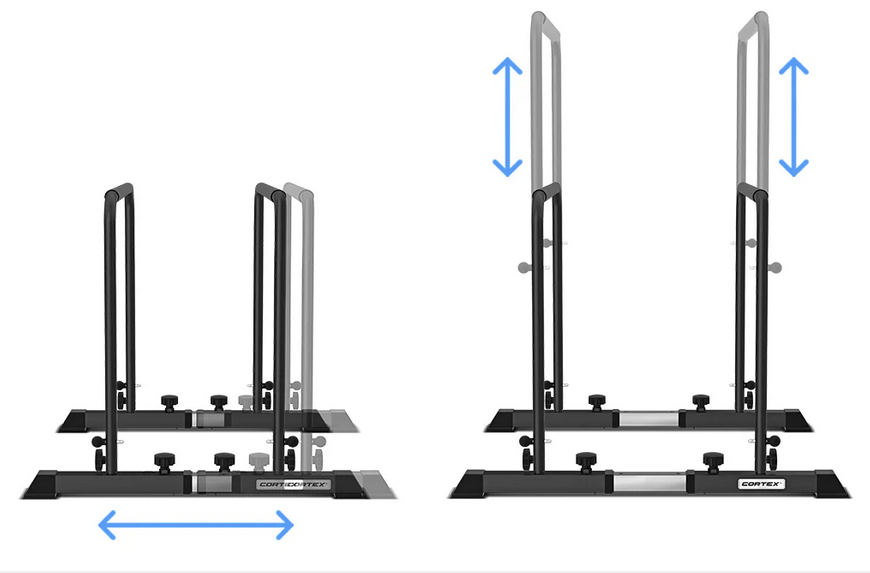 Parallel Bars with Height and Width Adjustments